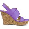 imageAllegra K Womens Wood Wedges Platform Wedge SandalsPurple