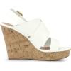 imageAllegra K Womens Wood Wedges Platform Wedge SandalsWhite