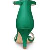 imageAllegra K Womens Ankle Strap Kitten Heeled Open Toe Stiletto Heels SandalsGreen