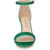imageAllegra K Womens Ankle Strap Kitten Heeled Open Toe Stiletto Heels SandalsGreen