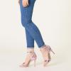 imageAllegra K Womens Butterfly Heels Metallic Stiletto Heel SandalsPink