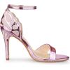 imageAllegra K Womens Butterfly Heels Metallic Stiletto Heel SandalsPink