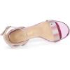 imageAllegra K Womens Glitter Ankle Strap Stiletto Heel SandalsYellow