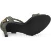 imageAllegra K Womens Glitter Ankle Strap Stiletto High Heel SandalsColorful Black