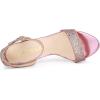 imageAllegra K Womens Glitter Ankle Strap Stiletto High Heel SandalsPink Gold
