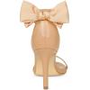 imageAllegra K Womens Heel with Bow Back Open Toe Stilettos Heels SandalsNude