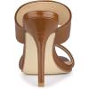 imageAllegra K Womens Open Toe Stiletto Heel Slide SandalsBrown