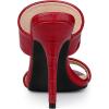 imageAllegra K Womens Open Toe Stiletto Heel Slide SandalsRed