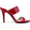 imageAllegra K Womens Open Toe Stiletto Heel Slide SandalsRed