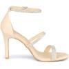 imageAllegra K Womens Rhinestone Ankle Strap Stiletto High Heels SandalsBeige