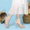 imageAllegra K Womens Stiletto Heel Laceup SandalsSky Blue