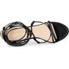 imageAllegra K Womens Strappy Straps Lace Up Stiletto Heel SandalsBlack