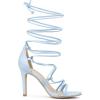 imageAllegra K Womens Strappy Straps Lace Up Stiletto Heel SandalsSky Blue