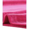 imageAllegra K Halloween Ruffle Collar Shirt for Womens Short Sleeve Casual Velvet Tops BlouseHot Pink