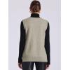 imageAllegra K Knit Sweater Vest for Womens Sleeveless Ribbed V Neck Pullover VestKhaki