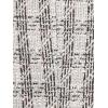imageAllegra K Tweed Top for Womens Elegant Plaid Print Sleeveless Crew Neck Waist Buckle Back Zipper Blazer Vest TopsWhite Black