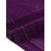 imageAllegra K Velvet Tops for Women Crew Neck Puff Long Sleeve Casual Pullover Fall Winter Blouses TopPurple
