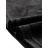 imageAllegra K Velvet Tops for Womens Long Sleeves Sweetheart Neck BlouseBlack
