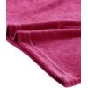 imageAllegra K Velvet Tops for Womens Long Sleeves Sweetheart Neck BlouseHot Pink