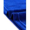 imageAllegra K Velvet Tops for Womens Long Sleeves Sweetheart Neck BlouseRoyal Blue