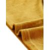 imageAllegra K Velvet Tops for Womens Long Sleeves Sweetheart Neck BlouseYellow