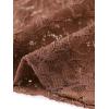 imageAllegra K Womens Elegant Floral Lace Blouse Short Sleeve Keyhole Back Fitted Semi Sheer TopBrown