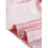 imageAllegra K Womens Sparkly Glitter Tops Shiny Metallic 80s Disco OutfitsPink