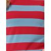 imageAllegra K Womens Striped Top Round Neck Tops Casual Long Sleeve ShirtBlue Red