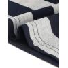 imageAllegra K Womens Striped Top Round Neck Tops Casual Long Sleeve ShirtNavy Gray