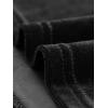 imageAllegra K Womens Turtleneck Velvet Top Long Sleeve Work Shirts Basic Velour BlouseBlack