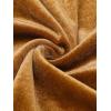 imageAllegra K Womens Turtleneck Velvet Top Long Sleeve Work Shirts Basic Velour BlouseBrown
