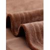 imageAllegra K Womens Turtleneck Velvet Top Long Sleeve Work Shirts Basic Velour BlouseCaramel