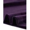 imageAllegra K Womens Turtleneck Velvet Top Long Sleeve Work Shirts Basic Velour BlousePurple