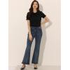 imageAllegra K Womens Vintage Peter Pan Collar Tie Neck Casual Cute Cotton ButtonUp ShirtBlack