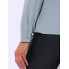 imageAllegra K Womens Western Fringe Blouse Long Sleeve Button Down Disco Cowgirl ShirtsGrey Blue