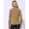 imageAllegra K Womens Western Fringe Blouse Long Sleeve Button Down Disco Cowgirl ShirtsKhaki