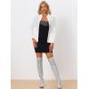 imageAllegra K Womens Western Fringe Blouse Long Sleeve Button Down Disco Cowgirl ShirtsWhite