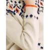 imageAllegra K Womens Winter Fall Sweater Long Sleeve Crew Neck Vintage Pullover Sweater TopsWhite