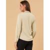 imageAllegra K Womens Work Blouse Tie Neck Long Sleeve Shirts Button Down Elegant Office Business Top 2025Apricot