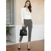 imageAllegra K Womens Work Blouse Tie Neck Long Sleeve Shirts Button Down Elegant Office Business Top 2025White