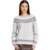 imageAllegra K Womens Winter Fall Sweater Long Sleeve Crew Neck Vintage Pullover Sweater TopsGrey