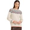 imageAllegra K Womens Winter Fall Sweater Long Sleeve Crew Neck Vintage Pullover Sweater TopsWhite