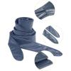 imageAllegra K Ladies Faux Leather Self Tie Bowknot Wide Waist Band Sash Obi Belt for DressesNavy Blue