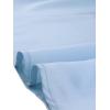 imageAllegra K Office Blouse for Womens 2024 Sleeveless Mock Neck Ruffles Elegant Satin Work TopsLight Blue