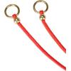 imageAllegra K Women PU Leather Skinny Rope Belt Round Ring Endings Self Tie Waistband Thin Waist StrapRed