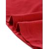imageAllegra K Womens 2023 Elegant Square Neck Tops Semi Sheer Puff Sleeve BlouseRed