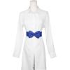 imageAllegra K Womens Bowknot Elastic Belts 24quot Width Elegant Cute Stretchy Cinch Waistband for Dress WeddingRoyal Blue