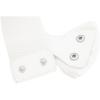 imageAllegra K Womens Bowknot Elastic Belts 24quot Width Elegant Cute Stretchy Cinch Waistband for Dress WeddingWhite