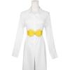 imageAllegra K Womens Bowknot Elastic Belts 24quot Width Elegant Cute Stretchy Cinch Waistband for Dress WeddingYellow