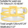 imageAllegra K Womens Clear Waist Belts Plus Size Skinny Belt Waistband for Jeans Dresses CoatsYellow